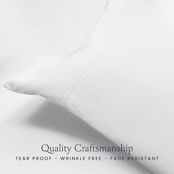 Luxury 6 Piece Bed Sheets  Secure-Fit Deep Pocket Sheets - Picture 9 of 10